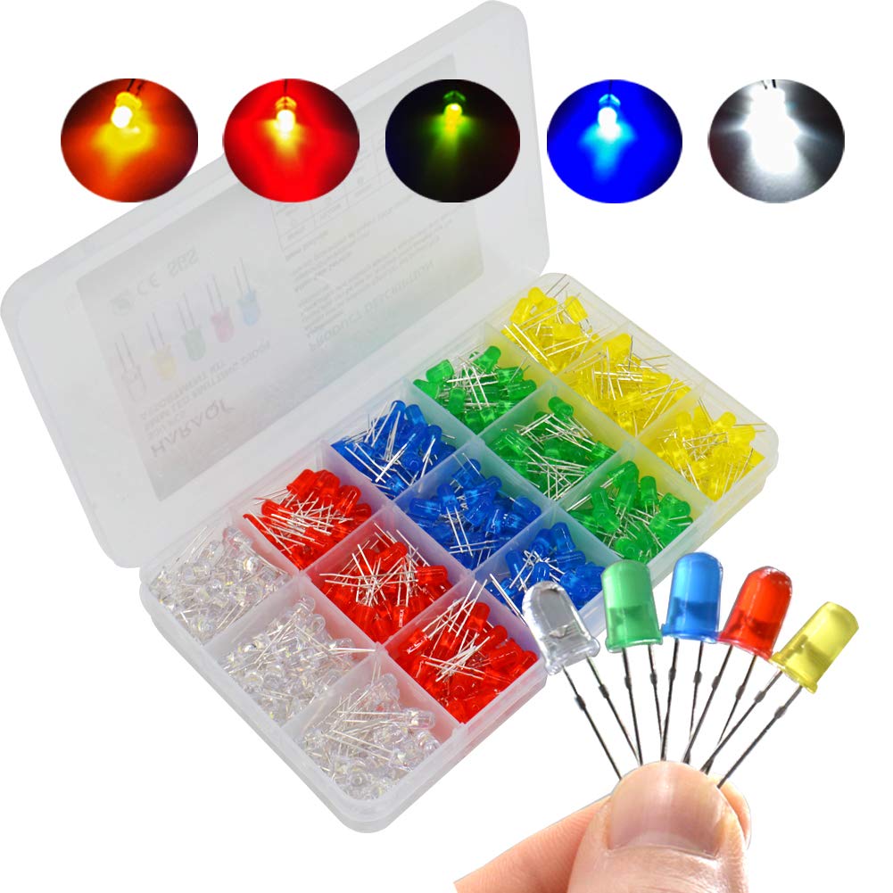 5mm LED Diode Light Assorted Kit